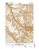 Simmons Canyon Wyoming Current topographic map, 1:24000 scale, 7.5 X 7.5 Minute, Year 2015