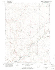 Simpson Gulch SE Wyoming Historical topographic map, 1:24000 scale, 7.5 X 7.5 Minute, Year 1968