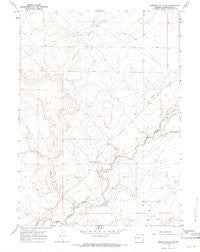 Simpson Gulch SE Wyoming Historical topographic map, 1:24000 scale, 7.5 X 7.5 Minute, Year 1968