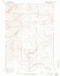 Simpson Gulch SW Wyoming Historical topographic map, 1:24000 scale, 7.5 X 7.5 Minute, Year 1968
