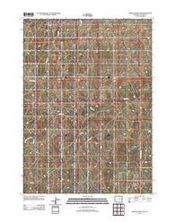 Simpson Draw NW Wyoming Historical topographic map, 1:24000 scale, 7.5 X 7.5 Minute, Year 2012