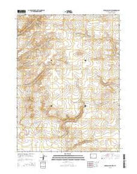 Simpson Gulch SW Wyoming Current topographic map, 1:24000 scale, 7.5 X 7.5 Minute, Year 2015