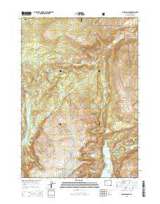 Simpson Lake Wyoming Current topographic map, 1:24000 scale, 7.5 X 7.5 Minute, Year 2015