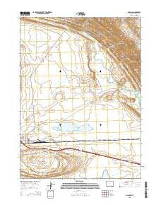 Sinclair Wyoming Current topographic map, 1:24000 scale, 7.5 X 7.5 Minute, Year 2015