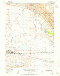 Sinclair Wyoming Historical topographic map, 1:24000 scale, 7.5 X 7.5 Minute, Year 1953