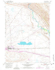 Sinclair Wyoming Historical topographic map, 1:24000 scale, 7.5 X 7.5 Minute, Year 1953