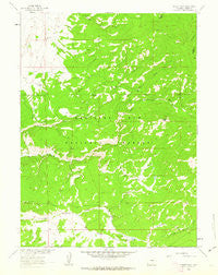 Singer Peak Wyoming Historical topographic map, 1:24000 scale, 7.5 X 7.5 Minute, Year 1961