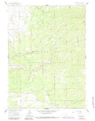 Singer Peak Wyoming Historical topographic map, 1:24000 scale, 7.5 X 7.5 Minute, Year 1961