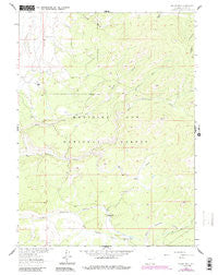 Singer Peak Wyoming Historical topographic map, 1:24000 scale, 7.5 X 7.5 Minute, Year 1961