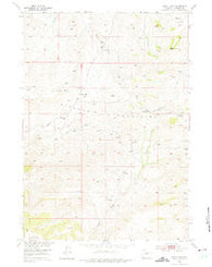 Sioux Pass Wyoming Historical topographic map, 1:24000 scale, 7.5 X 7.5 Minute, Year 1952