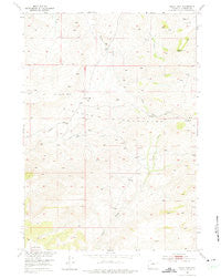 Sioux Pass Wyoming Historical topographic map, 1:24000 scale, 7.5 X 7.5 Minute, Year 1952