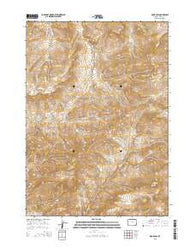 Sioux Pass Wyoming Current topographic map, 1:24000 scale, 7.5 X 7.5 Minute, Year 2015