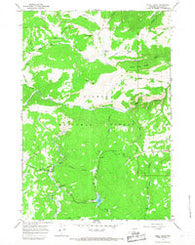 Skull Ridge Wyoming Historical topographic map, 1:24000 scale, 7.5 X 7.5 Minute, Year 1964