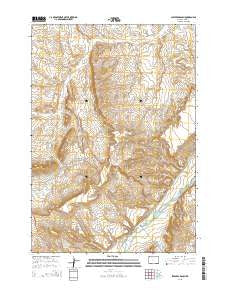 Sleepers Ranch Wyoming Current topographic map, 1:24000 scale, 7.5 X 7.5 Minute, Year 2015