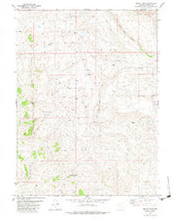 Smiley Draw Wyoming Historical topographic map, 1:24000 scale, 7.5 X 7.5 Minute, Year 1982