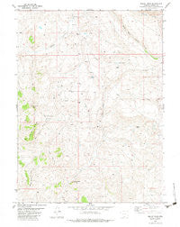 Smiley Draw Wyoming Historical topographic map, 1:24000 scale, 7.5 X 7.5 Minute, Year 1982