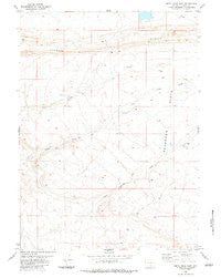 Smith Draw East Wyoming Historical topographic map, 1:24000 scale, 7.5 X 7.5 Minute, Year 1983