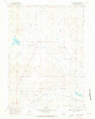 Smith Flats Wyoming Historical topographic map, 1:24000 scale, 7.5 X 7.5 Minute, Year 1968
