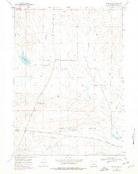 Smith Flats Wyoming Historical topographic map, 1:24000 scale, 7.5 X 7.5 Minute, Year 1968