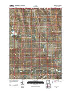 Smith Flats Wyoming Historical topographic map, 1:24000 scale, 7.5 X 7.5 Minute, Year 2012