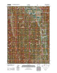 Smoot Wyoming Historical topographic map, 1:24000 scale, 7.5 X 7.5 Minute, Year 2012