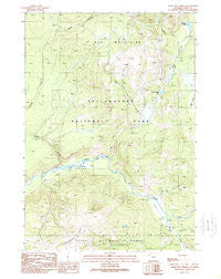 Snake Hot Springs Wyoming Historical topographic map, 1:24000 scale, 7.5 X 7.5 Minute, Year 1989