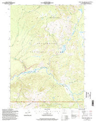 Snake Hot Springs Wyoming Historical topographic map, 1:24000 scale, 7.5 X 7.5 Minute, Year 1996