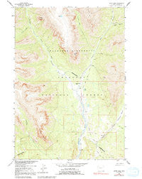 Snow Lake Wyoming Historical topographic map, 1:24000 scale, 7.5 X 7.5 Minute, Year 1956