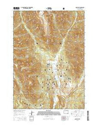 Snow Lake Wyoming Current topographic map, 1:24000 scale, 7.5 X 7.5 Minute, Year 2015