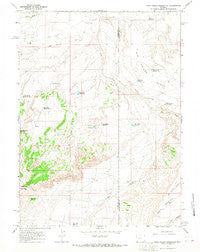 Soap Holes Reservoir Wyoming Historical topographic map, 1:24000 scale, 7.5 X 7.5 Minute, Year 1964