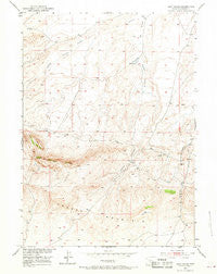 Soap Holes Wyoming Historical topographic map, 1:24000 scale, 7.5 X 7.5 Minute, Year 1951