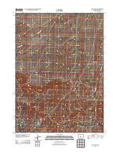 Soap Holes Wyoming Historical topographic map, 1:24000 scale, 7.5 X 7.5 Minute, Year 2012