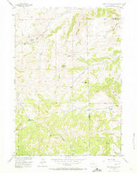 Soapy Dale Peak Wyoming Historical topographic map, 1:24000 scale, 7.5 X 7.5 Minute, Year 1956