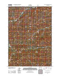 Soapy Dale Peak Wyoming Historical topographic map, 1:24000 scale, 7.5 X 7.5 Minute, Year 2012