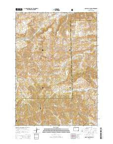 Soapy Dale Peak Wyoming Current topographic map, 1:24000 scale, 7.5 X 7.5 Minute, Year 2015