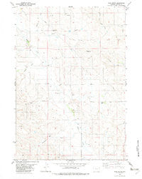 Soda Butte Wyoming Historical topographic map, 1:24000 scale, 7.5 X 7.5 Minute, Year 1982