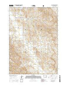 Soda Butte Wyoming Current topographic map, 1:24000 scale, 7.5 X 7.5 Minute, Year 2015