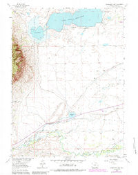 Sodergreen Lake Wyoming Historical topographic map, 1:24000 scale, 7.5 X 7.5 Minute, Year 1963