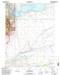 Sodergreen Lake Wyoming Historical topographic map, 1:24000 scale, 7.5 X 7.5 Minute, Year 1992