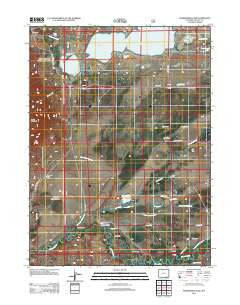 Sodergreen Lake Wyoming Historical topographic map, 1:24000 scale, 7.5 X 7.5 Minute, Year 2012