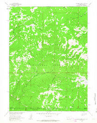 Solomon Creek Wyoming Historical topographic map, 1:24000 scale, 7.5 X 7.5 Minute, Year 1961