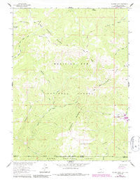 Solomon Creek Wyoming Historical topographic map, 1:24000 scale, 7.5 X 7.5 Minute, Year 1961