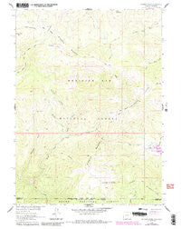 Solomon Creek Wyoming Historical topographic map, 1:24000 scale, 7.5 X 7.5 Minute, Year 1961