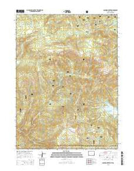 Solomon Creek Wyoming Current topographic map, 1:24000 scale, 7.5 X 7.5 Minute, Year 2015