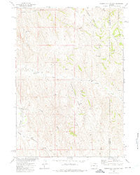 Somerville Flats East Wyoming Historical topographic map, 1:24000 scale, 7.5 X 7.5 Minute, Year 1972