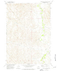 Somerville Flats West Wyoming Historical topographic map, 1:24000 scale, 7.5 X 7.5 Minute, Year 1972