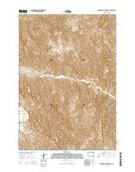 Somerville Flats East Wyoming Current topographic map, 1:24000 scale, 7.5 X 7.5 Minute, Year 2015