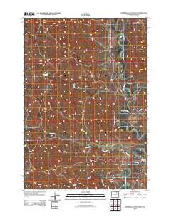 Somerville Flats West Wyoming Historical topographic map, 1:24000 scale, 7.5 X 7.5 Minute, Year 2012