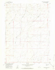 Sooner Reservoir Wyoming Historical topographic map, 1:24000 scale, 7.5 X 7.5 Minute, Year 1960