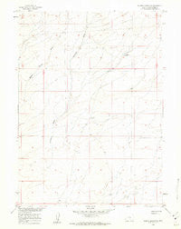 Sooner Reservoir Wyoming Historical topographic map, 1:24000 scale, 7.5 X 7.5 Minute, Year 1960